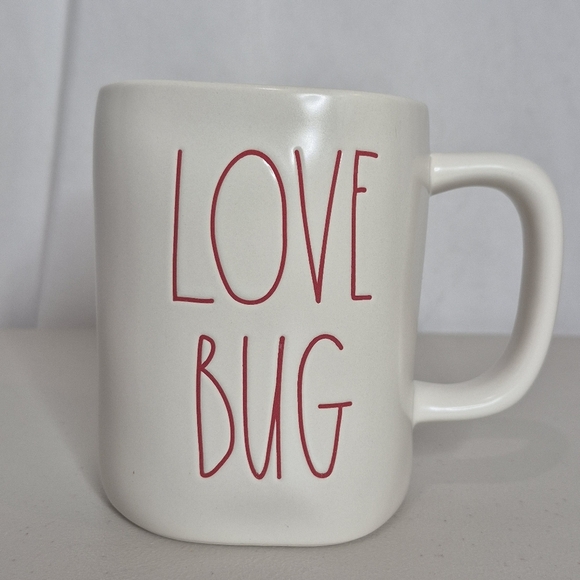 Rae Dunn Artisan Collection LOVE BUG Ceramic Hot Beverage Coffee/Tea Mug - Picture 1 of 7